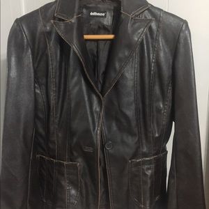 Dollhouse leather-like jacket
